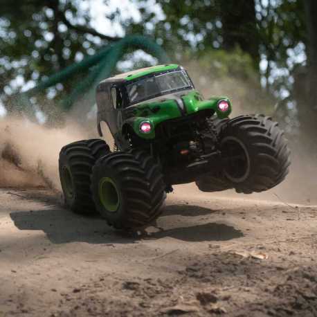 LMT 4WD Solid Axle Monster Truck RTR, Grave Digger Verde