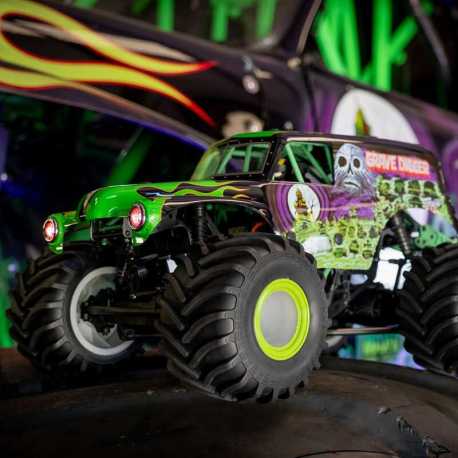 LMT 4WD Solid Axle Monster Truck RTR, Grave Digger Verde