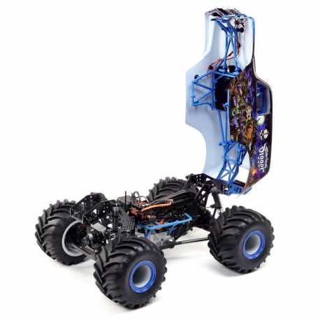 LMT 4WD Solid Axle Monster Truck RTR, Grave Digger Verde