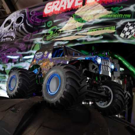LMT 4WD Solid Axle Monster Truck RTR, Grave Digger Verde