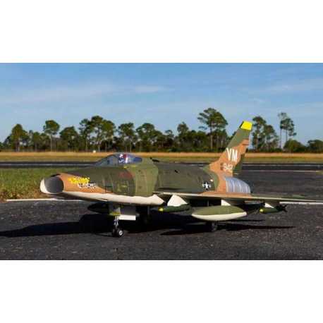 PREMIER AIRCRAFT F-100D SUPER SABRE GRÜN E-IMPELLER JET