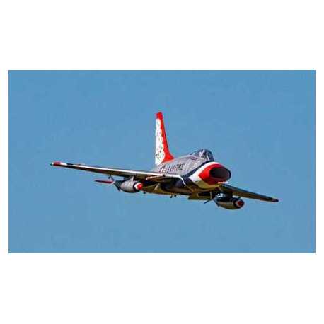 PREMIER AIRCRAFT F-100D SILBER E-IMPELLER JET