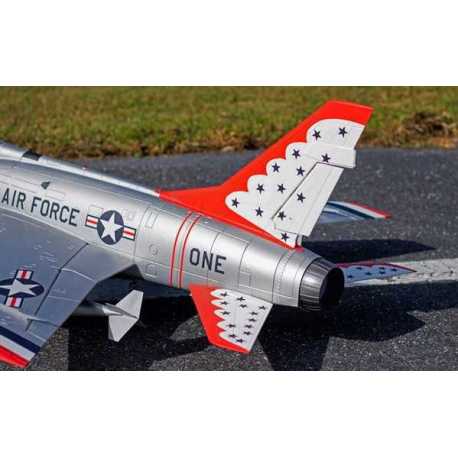 PREMIER AIRCRAFT F-100D SILBER E-IMPELLER JET