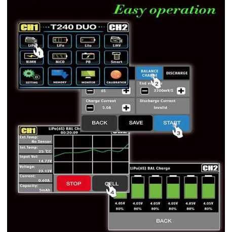 Cargador T240 AC / DC DUO