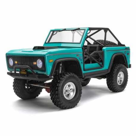 1/10 SCX10 III Early Ford Bronco 4WD RTR, Azul Turquesa