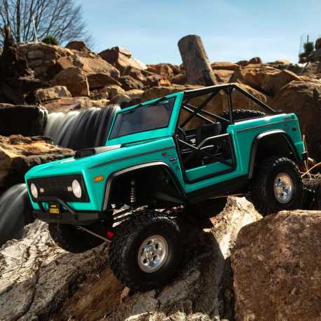 1/10 SCX10 III Early Ford Bronco 4WD RTR, Azul Turquesa
