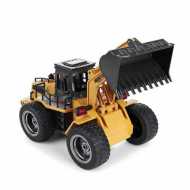 BULLDOZER RETROEXCAVADORA HUINA1583 1/14 METALICA 2,4GHZ 2