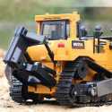 BULLDOZER EXCAVADORA CON ORUGA Y ESCARIFICADORA HUINA1569 1/16 2.4HGZ.