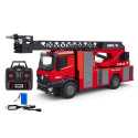 CAMION DE BOMBEROS CON ESCALERA Y CAÑON DE AGUA HUINA 1561 1/14 2.4GHZ.