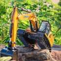 EXCAVADORA HUINA K336 1/14 METALICA HIDRAULICA 2,4GHZ PROFESIONAL