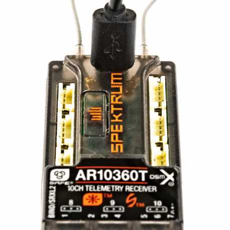 AR10360T DSMX 10-Channel AS3X & SAFE Telemetry Receiver