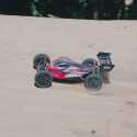 1/8 TLR Tuned TYPHON 4WD Roller Buggy, Pink/Purple