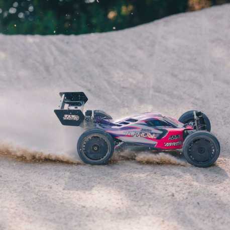 1/8 TLR Tuned TYPHON 4WD Roller Buggy, Pink/Purple