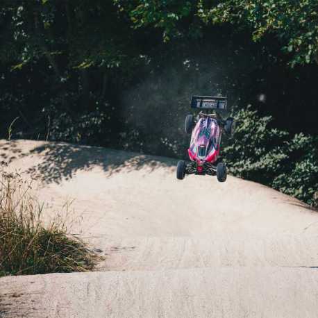 1/8 TLR Tuned TYPHON 4WD Roller Buggy, Pink/Purple