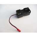 Portapilas con conector Bec