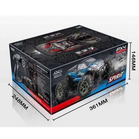 Scale 1:16 4WD High Speed Monster Truck, 2,4GHz Black/Red