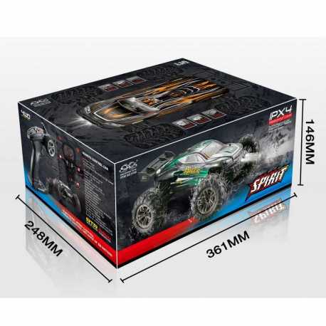 Scale 1:16 4WD High Speed Monster Truck, 2,4GHz Black/Red