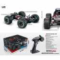 Scale 1:16 4WD High Speed Monster Truck, 2,4GHz Black/Red