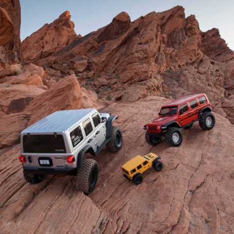 1/6 SCX6 Jeep JLU Wrangler 4WD Rock Crawler RTR: Green