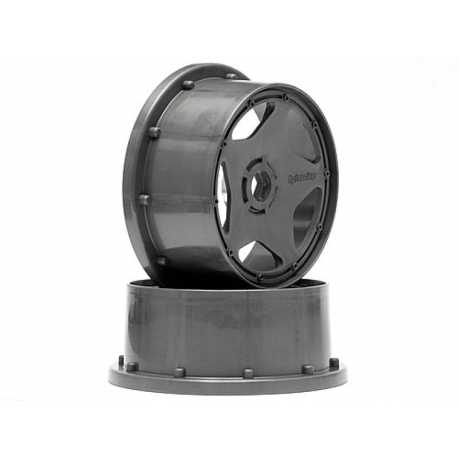 SUPER STAR WHEEL GUNMETAL (120x60mm/2pcs)
