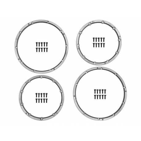 WHEEL BEAD LOCK RINGS (SILVER/For 2 Wheels)