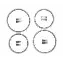 WHEEL BEAD LOCK RINGS (SILVER/For 2 Wheels)