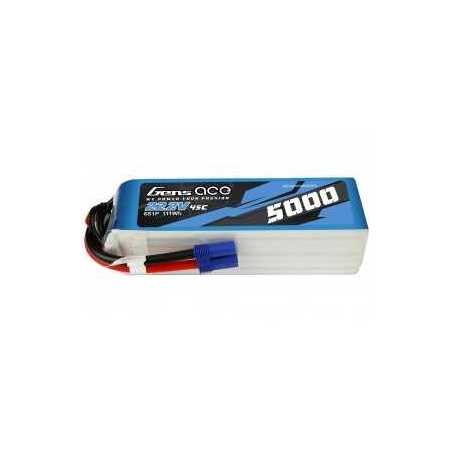 Gens ace 5000mAh 22.2V 45C 6S1P Lipo Battery Pack