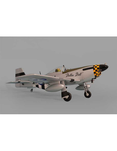 MUSTANG P51 GP/EP 50-61CC SCALE 1:5 ¼ ARF