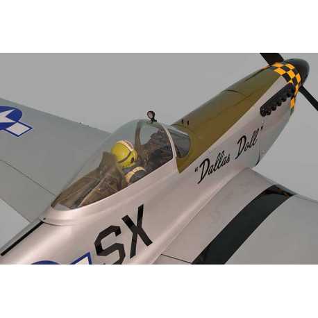 MUSTANG P51 GP/EP 50-61CC SCALE 1:5 ¼ ARF