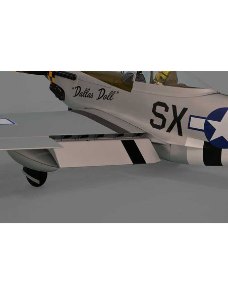 MUSTANG P51 GP/EP 50-61CC SCALE 1:5 ¼ ARF