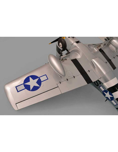 MUSTANG P51 GP/EP 50-61CC SCALE 1:5 ¼ ARF