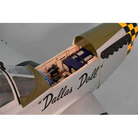 MUSTANG P51 GP/EP 50-61CC SCALE 1:5 ¼ ARF