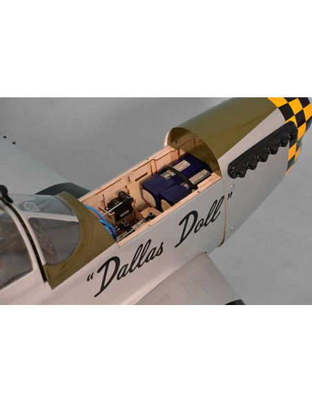 MUSTANG P51 GP/EP 50-61CC SCALE 1:5 ¼ ARF