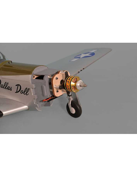 MUSTANG P51 GP/EP 50-61CC SCALE 1:5 ¼ ARF