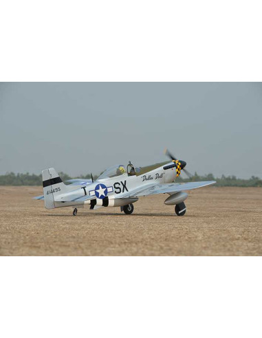 MUSTANG P51 GP/EP 50-61CC SCALE 1:5 ¼ ARF