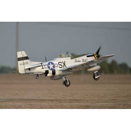 MUSTANG P51 GP/EP 50-61CC SCALE 1:5 ¼ ARF