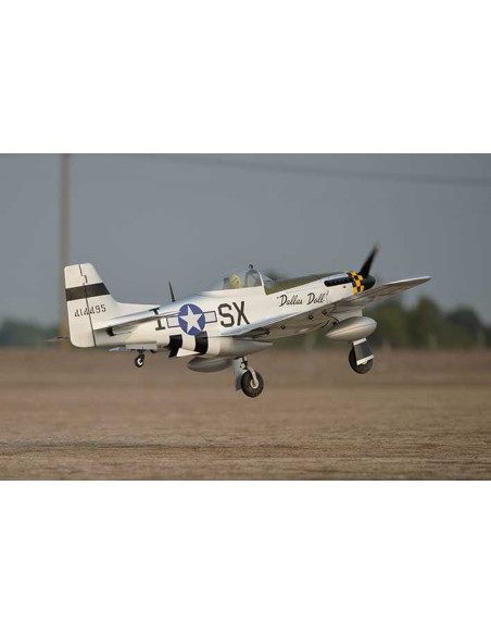 MUSTANG P51 GP/EP 50-61CC SCALE 1:5 ¼ ARF