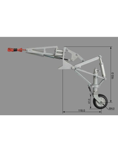 MUSTANG P51 GP/EP 50-61CC SCALE 1:5 ¼ ARF