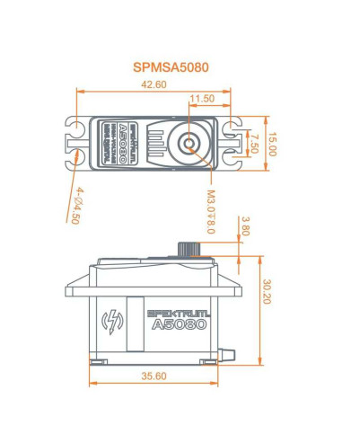 A5080 MT/HS Mini Digital HV Servo