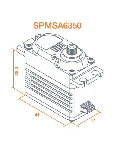 A6350 Ultra Torque / High Speed Brushless HV Servo