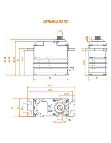 A6350 Ultra Torque / High Speed Brushless HV Servo