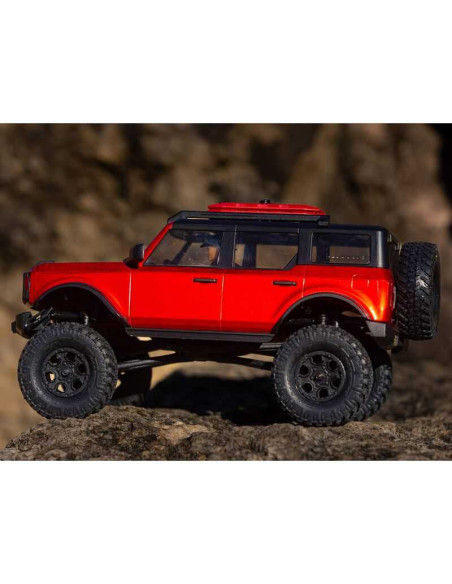 1/24 SCX24 2021 Ford Bronco 4WD Truck Brushed RTR, Red