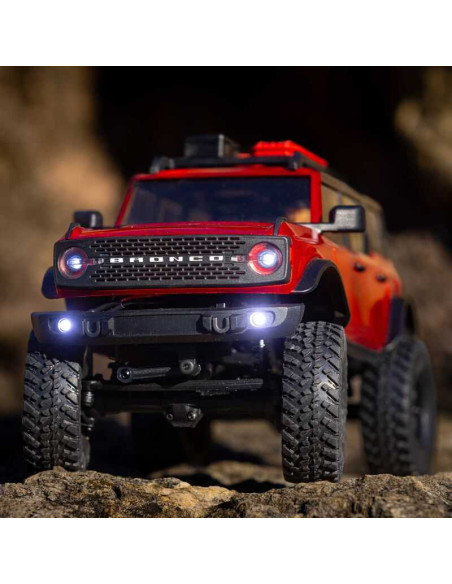 1/24 SCX24 2021 Ford Bronco 4WD Truck Brushed RTR, Red