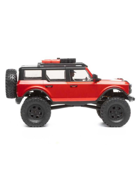 1/24 SCX24 2021 Ford Bronco 4WD Truck Brushed RTR, Red