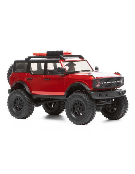1/24 SCX24 2021 Ford Bronco 4WD Truck Brushed RTR, Red