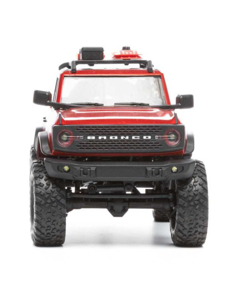 1/24 SCX24 2021 Ford Bronco 4WD Truck Brushed RTR, Red