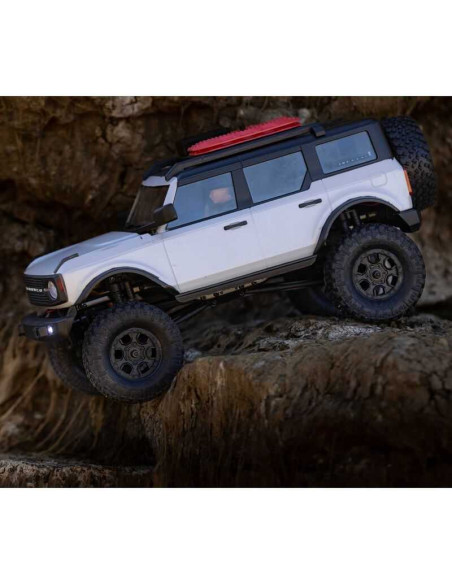 1/24 SCX24 2021 Ford Bronco 4WD Truck Brushed RTR, Red