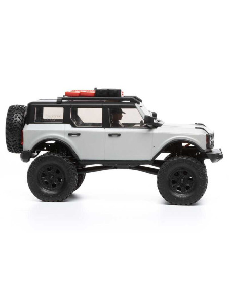 1/24 SCX24 2021 Ford Bronco 4WD Truck Brushed RTR, Red