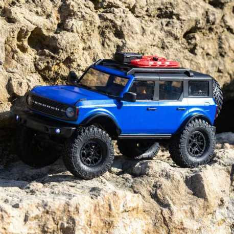 1/24 SCX24 2021 Ford Bronco 4WD Truck Brushed RTR, Red