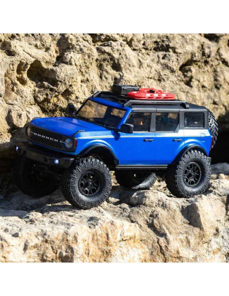 1/24 SCX24 2021 Ford Bronco 4WD Truck Brushed RTR, Red